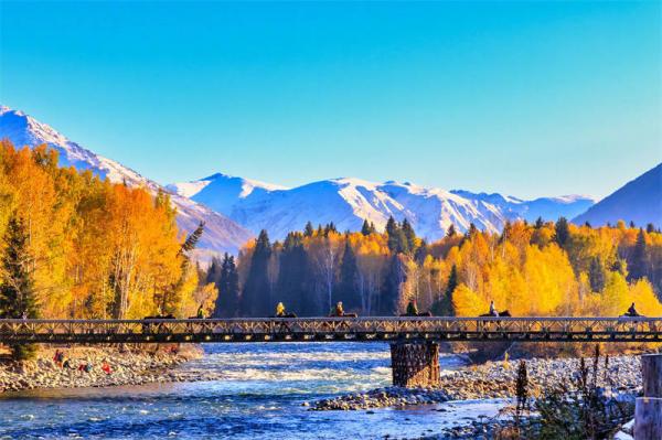 China Xinjiang in Fall