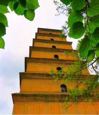 Big wild goose pagoda in Xian