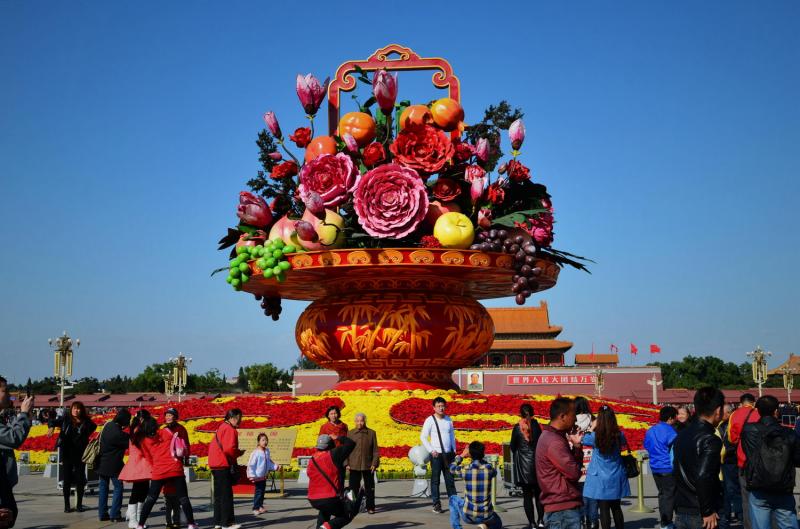Tian An Men Square during China Golden Week