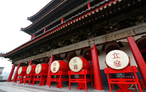 The drums at Xian Drum Tower