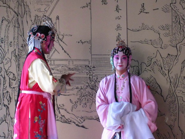 Suzhou opera performance in the Lingering Garden