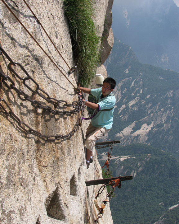 Footholds of Changkong Plank Road