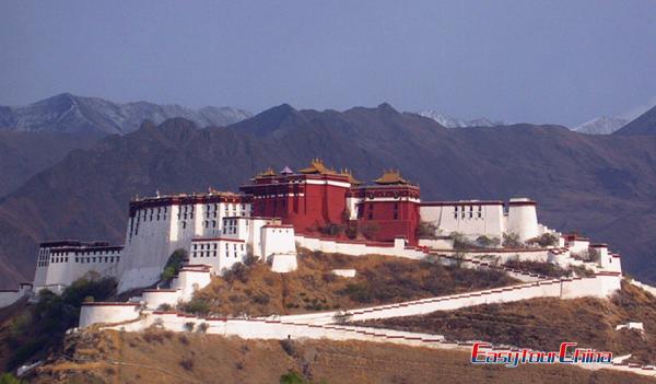The White Palace and Red Palace of Potala Palace