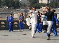 learning taiji at wuhan