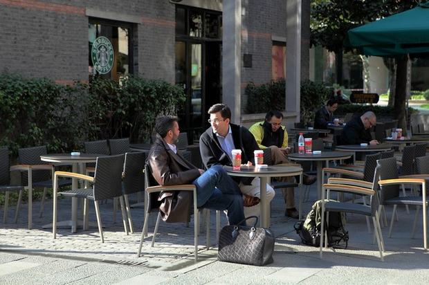 Shanghai Xintiandi cafe