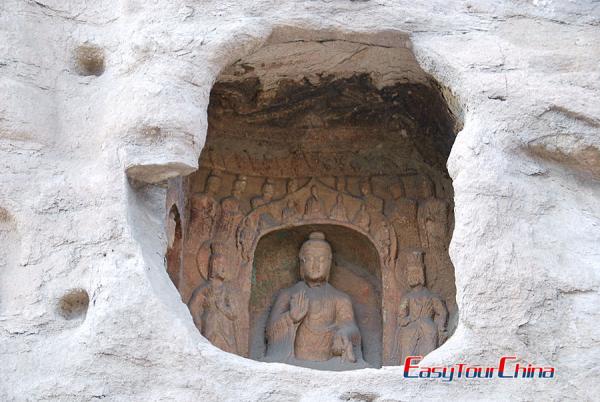 Inside Yungang Grottoes