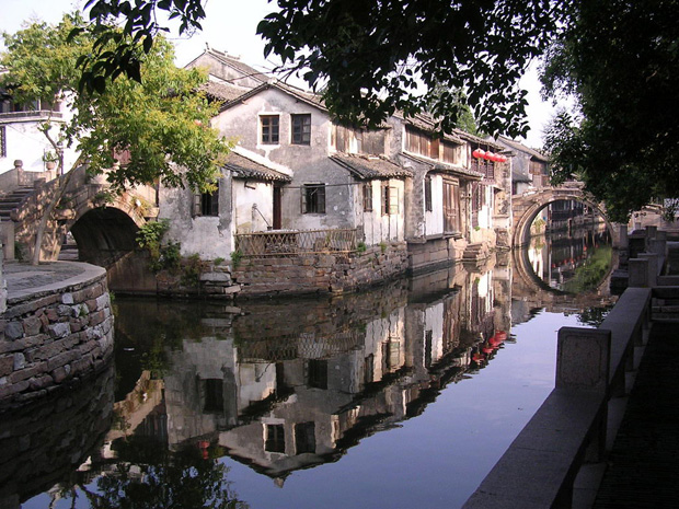 Traditional houses at Zhouzhuang, China